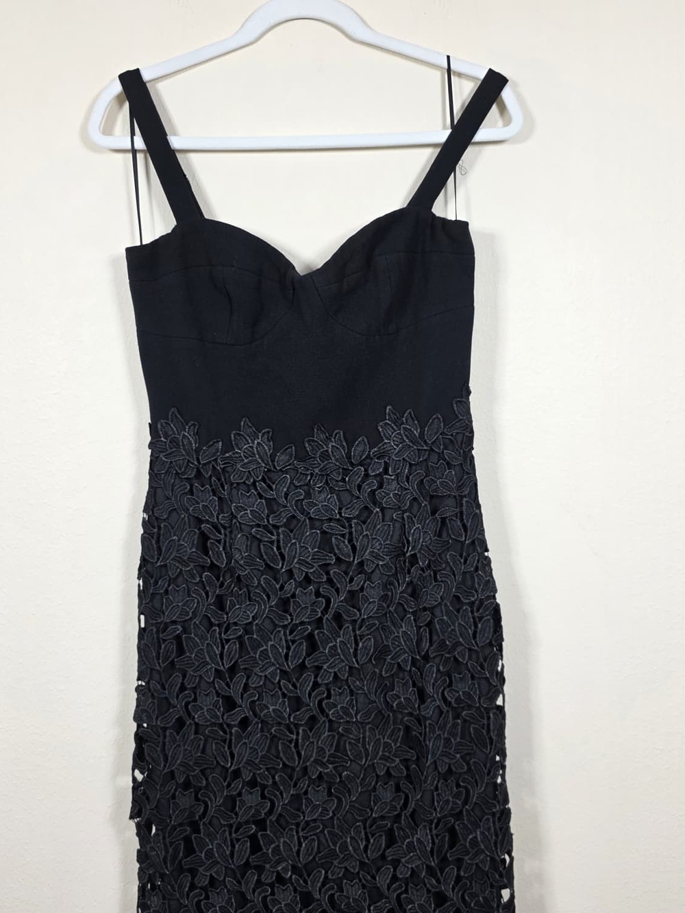 DRESS THE POPULATION BLACK LORENA GOWN SIZE M MSRP $338 - Picture 6 of 13